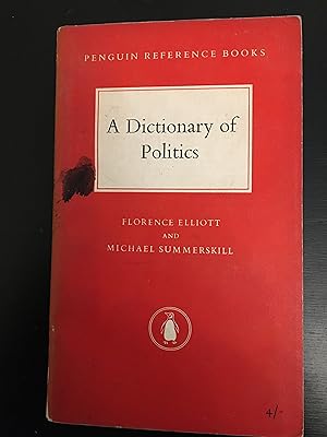 Imagen del vendedor de A Dictionary of Politics a la venta por Lazycat Books