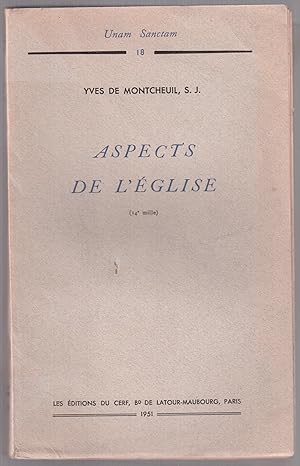 Bild des Verkufers fr Aspects de l'Eglise zum Verkauf von LibrairieLaLettre2