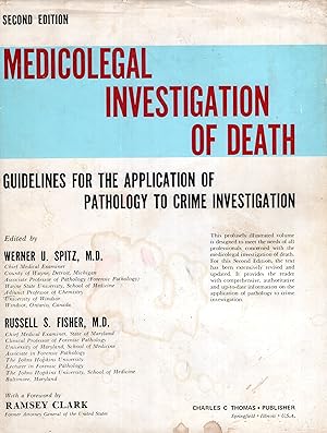 Seller image for Medicolegal Investigation of Death: Guidelines for the Application of Pathology to Crime Investigation (Second Edition) for sale by A Cappella Books, Inc.