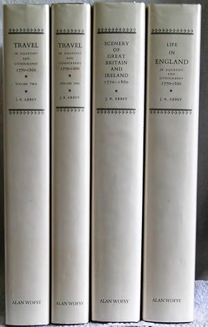 TRAVEL IN AQUATINT AND LITHOGRAPHY 1770 - 1860 (2 vols), together with: SCENERY OF GREAT BRITA...