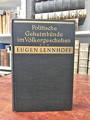 Seller image for Politische Geheimbnde im Vlkergeschehen. for sale by Antiquariat Seibold
