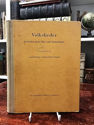 Bild des Verkufers fr Volkslieder der Sorben in der Ober- und Nieder-Lausitz. (= Deutsche Akademie der Wissenschaften, Verffentlichungen der Kommission fr Volkskunde, Band 3). Nachdruck der Ausgabe von 1841. zum Verkauf von Antiquariat Seibold