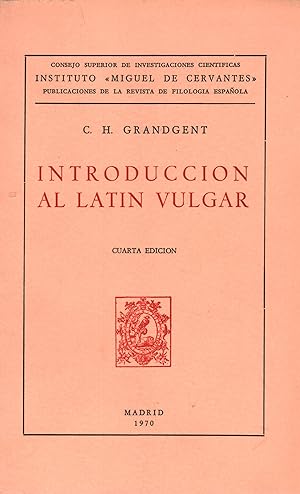 Imagen del vendedor de Introduccion al latin vulgar a la venta por Di Mano in Mano Soc. Coop