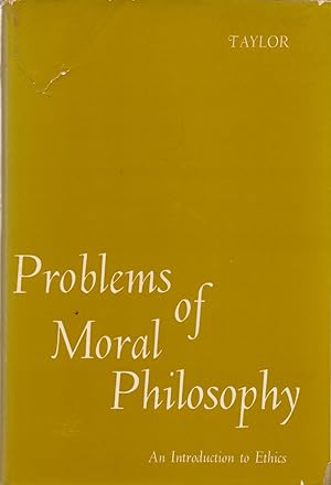 Bild des Verkufers fr Problems of Moral Philosophy_ An Introduction to Ethics zum Verkauf von San Francisco Book Company
