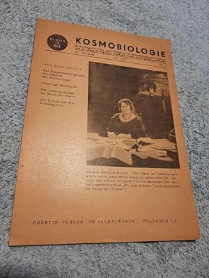 Kosmobiologie. 30. Jahrgang, Juli 1963, Nr. 7. Mitteilungsblatt des Arbeitskreises für kosmobiolo...