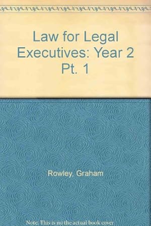 Seller image for Year 2 (Pt. 1) (Law for Legal Executives) for sale by WeBuyBooks