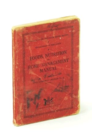 Foods, Nutrition and Home Management Manual, Home Economics Circular No. [Number] 1 [One] (Revised)