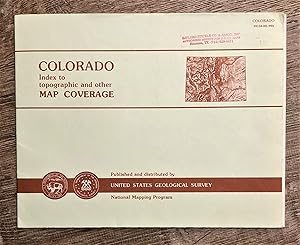 Colorado Index to Topographic & Other Map Coverage