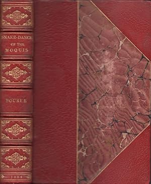 Seller image for The Snake-Dance of the Moquis of Arizona Being a Narrative of a Journey From Sante Fe, New Mexico, to the Villages of the Moqui Indians of Arizona With A Description of The Manners and Customs of this peculiar People, and especially of the revolting religious rite, The Snake Dance; to Which is Added A Brief Dissertation Upon Serpent Worship in General with An Account of the Tablet Dance of the Pueblo of Santo Domingo, New Mexico, Etc. for sale by Americana Books, ABAA