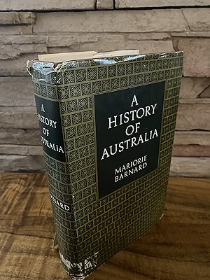 Seller image for A History of Australia for sale by The Book Medley