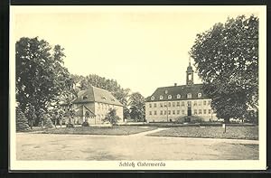 Ansichtskarte Elsterwerda, am Schloss