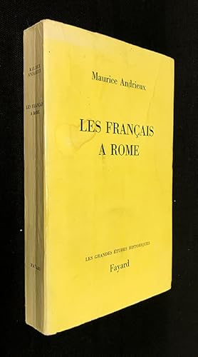 Bild des Verkufers fr Les Franais  Rome zum Verkauf von Abraxas-libris