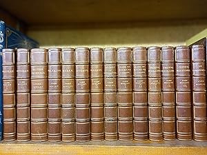 COLLECTED WORKS OF JOHN MORLEY SUPERBLY BOUND BY BUMPUS IN 14 VOLUMES.