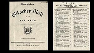 Mergentheimer Wochenblatt (Originalausgabe 38. Jahrgang 1841)