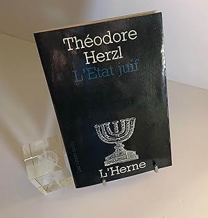 Image du vendeur pour L'tat Juif. Paris. L'Herne. 1969. mis en vente par Mesnard - Comptoir du Livre Ancien