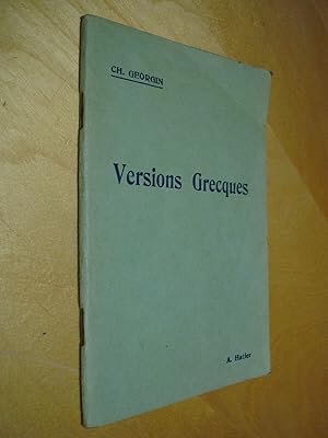 Versions grecques (textes) Classes de Lettres