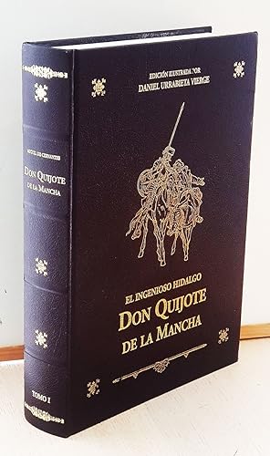 EL INGENIOSO HIDALGO DON QUIJOTE DE LA MANCHA. Tomo I (edición en gran formato, ilustrada por Dan...