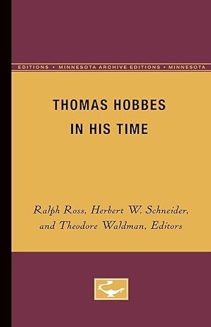 Image du vendeur pour Thomas Hobbes in His Time mis en vente par moluna