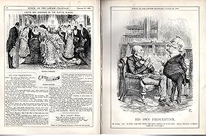 Seller image for ENGRAVING: "His Own Prescripton". engraving from Punch Magazine, January 20, 1883 for sale by Dorley House Books, Inc.