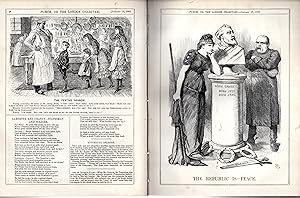 Seller image for ENGRAVING: "The Republic is.Peace." engraving from Punch Magazine, January 13, 1883 for sale by Dorley House Books, Inc.