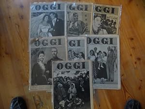 OGGI SETTIMANALE DI POLITICA, ATTUALITA' E CULTURA : Konvolut : 50 / 1947 + 37 / 1948 + 29+41 / 1...