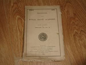 Immagine del venditore per Proceedings of the Royal Irish Academy. Third Series. Volume IV. No. 2. April 1897 venduto da Dublin Bookbrowsers