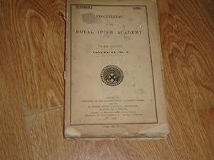 Proceedings of the Royal Irish Academy. Third Series. Volume VI. No. 3 October 1901