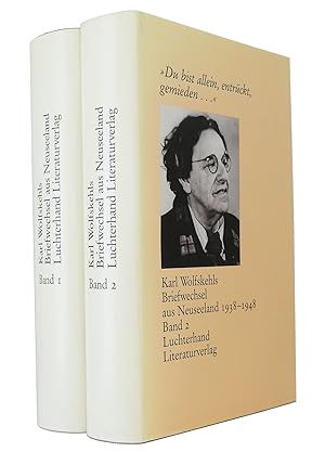 Bild des Verkufers fr Karl Wolfskehls Briefwechsel aus Neuseeland 1938-1948, Band 1 und 2 (beide Bnde) : Mit einem Vorwort von Paul Hoffmann. Herausgegeben von Cornelia Blasberg. (Reihe: Verffentlichungen der Deutschen Akademie fr Sprache und Dichtung Darmstadt, Band 61) zum Verkauf von exlibris24 Versandantiquariat