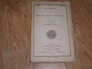 Proceedings of the Royal Irish Academy. Third Series. Volume1. - No. 5 June 1891