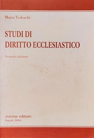 STUDI DI DIRITTO ECCLESIASTICO