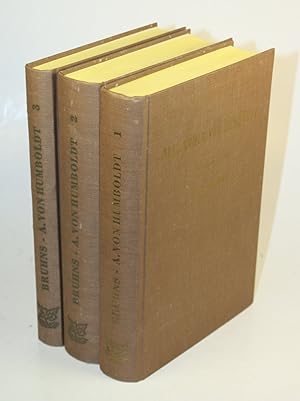 Alexander von Humboldt. Eine wissenschaftliche Biographie. Bearbeitet und herausgegeben von Karl ...