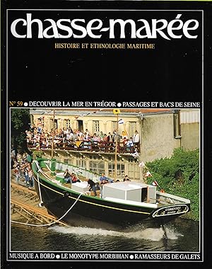 Seller image for Revue "Le Chasse-Mare" (histoire et ethnologie maritime) n59, septembre 1991 [Trgor, la Seine, Brest, Quillebeuf, Caudebec, La Bouille, Duclair, Le Hode, Hourdel, Le Trport, Dieppe, Saint-Valry-en-Caux, Fcamp, Yport, Etretat] for sale by Bouquinerie "Rue du Bac"
