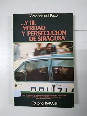 Imagen del vendedor de Y III. "Verdad y persecucin de Siragusa" a la venta por Libros Ambig