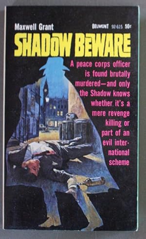 Bild des Verkufers fr SHADOW BEWARE. (Vintage Paperback Reprint of the SHADOW Pulp series) Belmont Books #92-615 zum Verkauf von Comic World