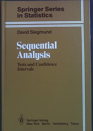 Seller image for Sequential analysis : tests and confidence intervals. Springer series in statistics for sale by books4less (Versandantiquariat Petra Gros GmbH & Co. KG)