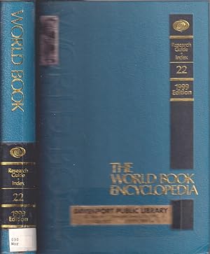 Imagen del vendedor de The World Book Encyclopedia 1999 Vol. 22 Research Guide Index a la venta por Jonathan Grobe Books
