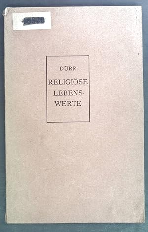 Bild des Verkufers fr Religise Lebenswerte des alten Testaments. Verffentlichung des katholischen Akademieverbandes zum Verkauf von books4less (Versandantiquariat Petra Gros GmbH & Co. KG)