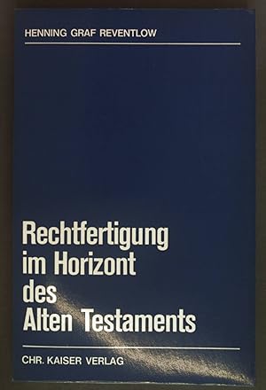 Imagen del vendedor de Rechtfertigung im Horizont des Alten Testaments. Beitrge zur evangelischen Theologie ; Bd. 58 a la venta por books4less (Versandantiquariat Petra Gros GmbH & Co. KG)