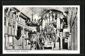 Bild des Verkufers fr Ansichtskarte Clausthal-Zellerfeld, Marktkirche, Innenansicht zum Verkauf von Bartko-Reher