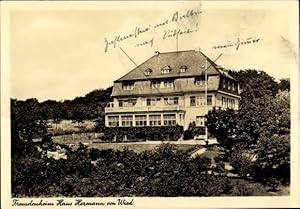 Bild des Verkufers fr Ansichtskarte / Postkarte Rengsdorf im Westerwald, Haus Hermann von Wied, Gartenanlage zum Verkauf von akpool GmbH