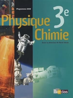 Bild des Verkufers fr Physique chimie 3e - collection regaud - vento manuel de l'?l?ve - edition 2008 - Martial Aude zum Verkauf von Book Hmisphres