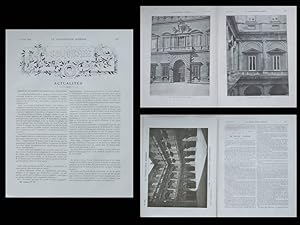 LA CONSTRUCTION MODERNE - n°27 - 1910 - ROME, PALAIS FARNESE