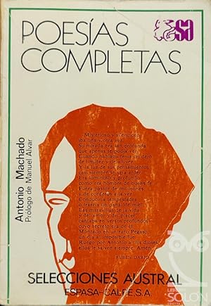 Seller image for Poesias completas for sale by LIBRERA SOLN