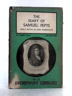 Imagen del vendedor de The Diary of Samuel Pepys: Volume I a la venta por World of Rare Books