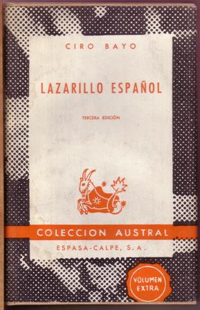 Imagen del vendedor de Lazarillo espaol. a la venta por Librera y Editorial Renacimiento, S.A.