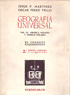 Imagen del vendedor de Geografa Universal. Vol. IV: Amrica, Oceana y Tierras Polares. a la venta por Librera y Editorial Renacimiento, S.A.