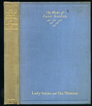 Seller image for Lady Susan and The Watsons | Volume VII The Adelphi Edition of the Works of Jane Austen for sale by Little Stour Books PBFA Member