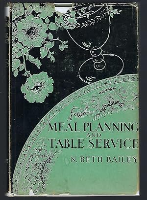 Meal Planning and Table Service in the American Home