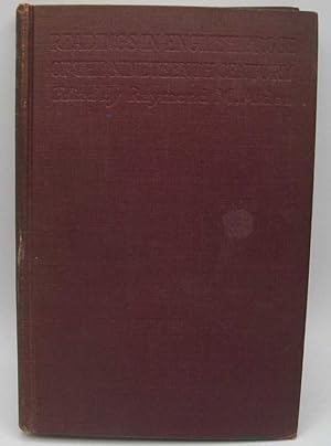 Seller image for Readings in English Prose of the Nineteenth Century Part I for sale by Easy Chair Books