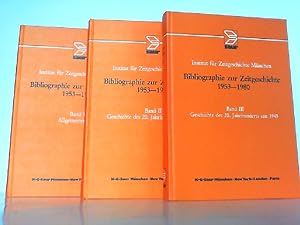 Seller image for Bibliographie zur Zeitgeschichte 1953-1980. Im Auftrag des Instituts fr Zeitgeschichte Mnchen. for sale by Antiquariat Ehbrecht - Preis inkl. MwSt.